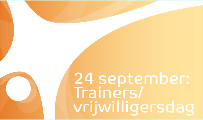 Zaterdag 24 september: trainers/vrijwilligersdag